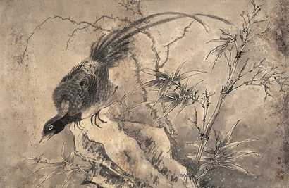 佚名 花鸟 镜心